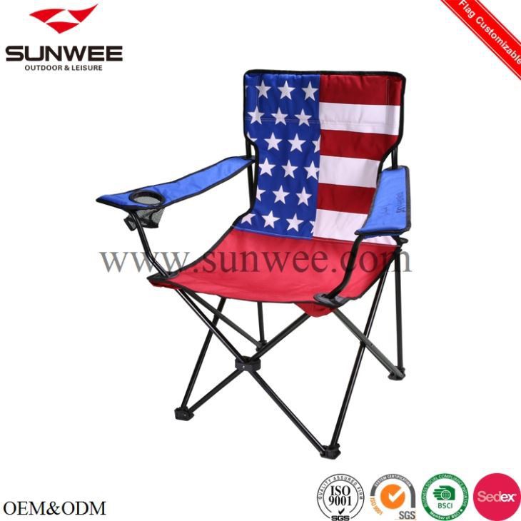 flag fold chair